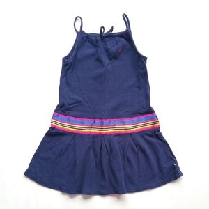 NAUTICA • navy pleated girls jumper dress as 5
